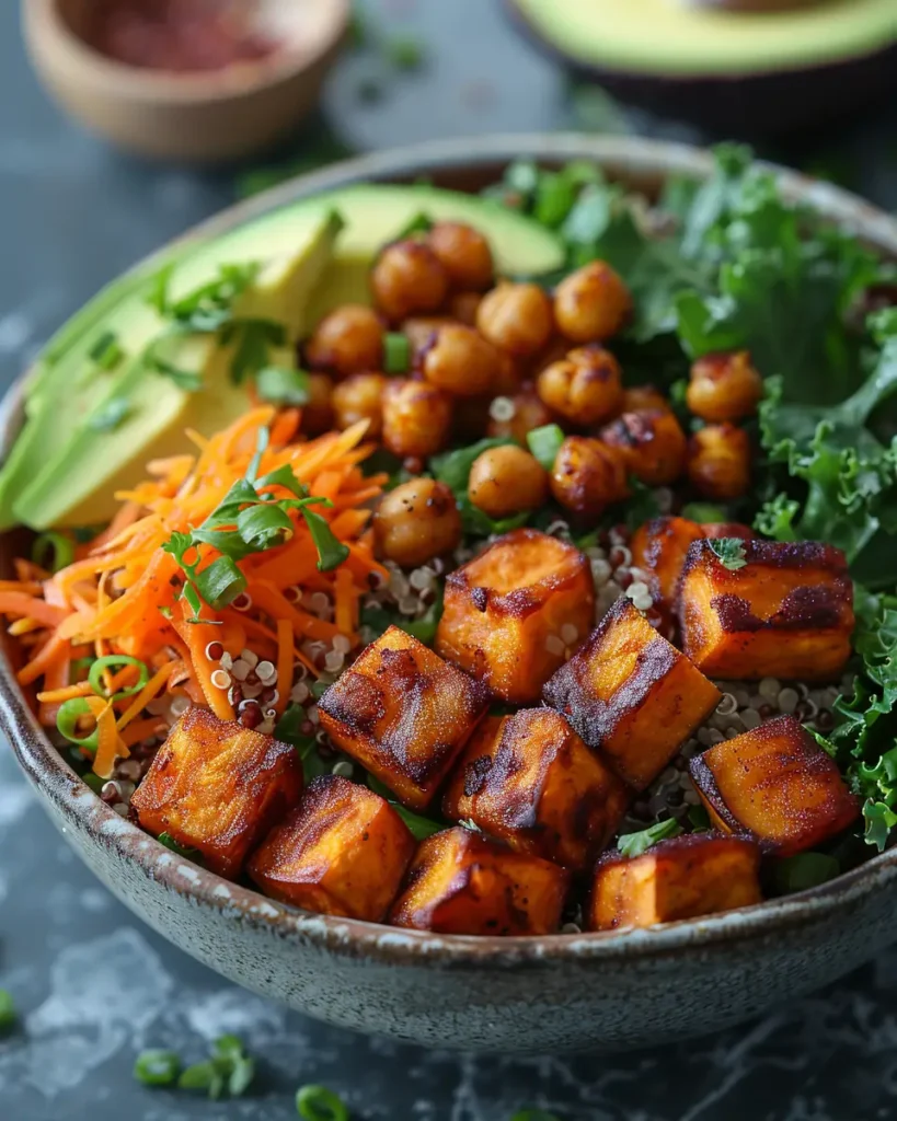Purple Sweet Potato Bowl Recipe for Lunch