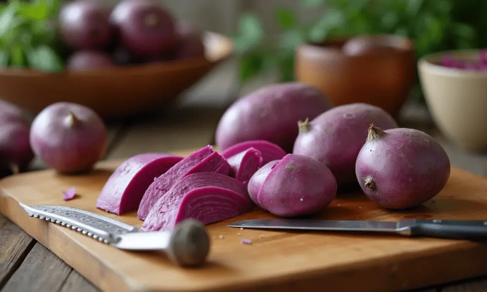 Sweet Purple Potato Prep