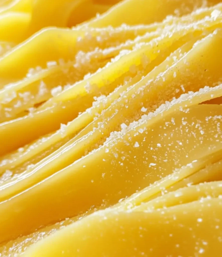 Close-up of freshly made traditional tagliolini pasta with a dusting of Parmesan cheese.